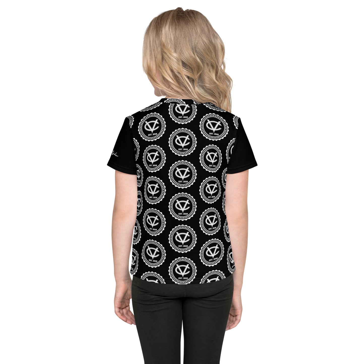 CvLs AOP Kids crew neck t-shirt