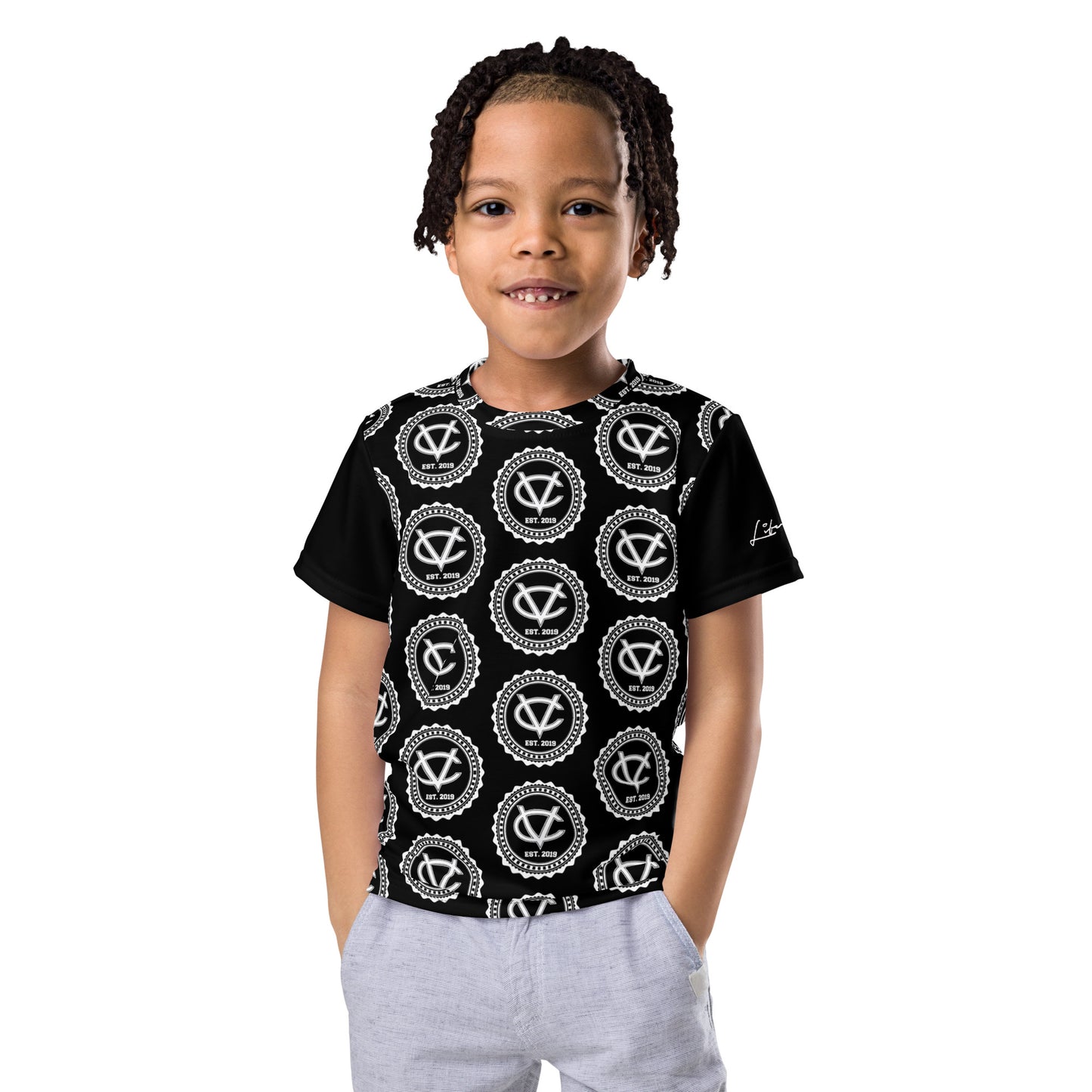 CvLs AOP Kids crew neck t-shirt