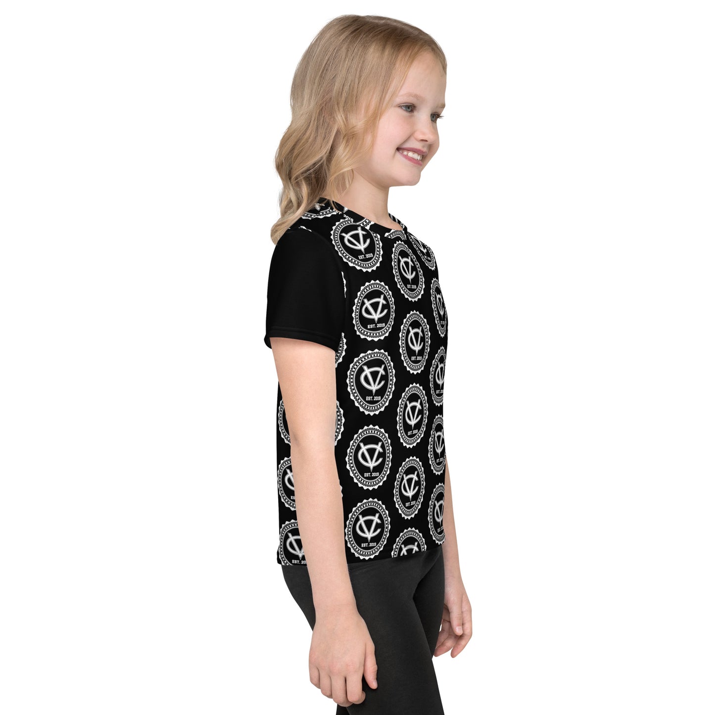 CvLs AOP Kids crew neck t-shirt