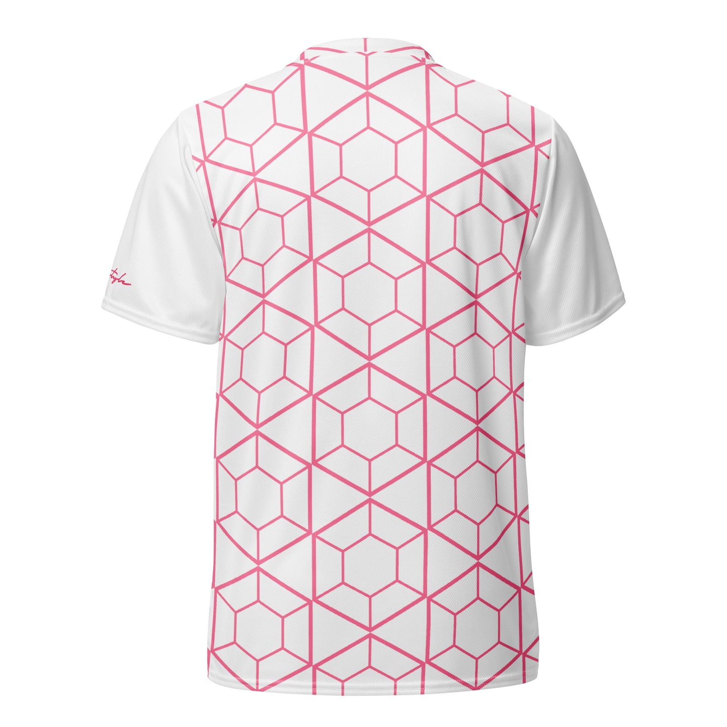 CvLs GL unisex sports jersey (White/Pink)
