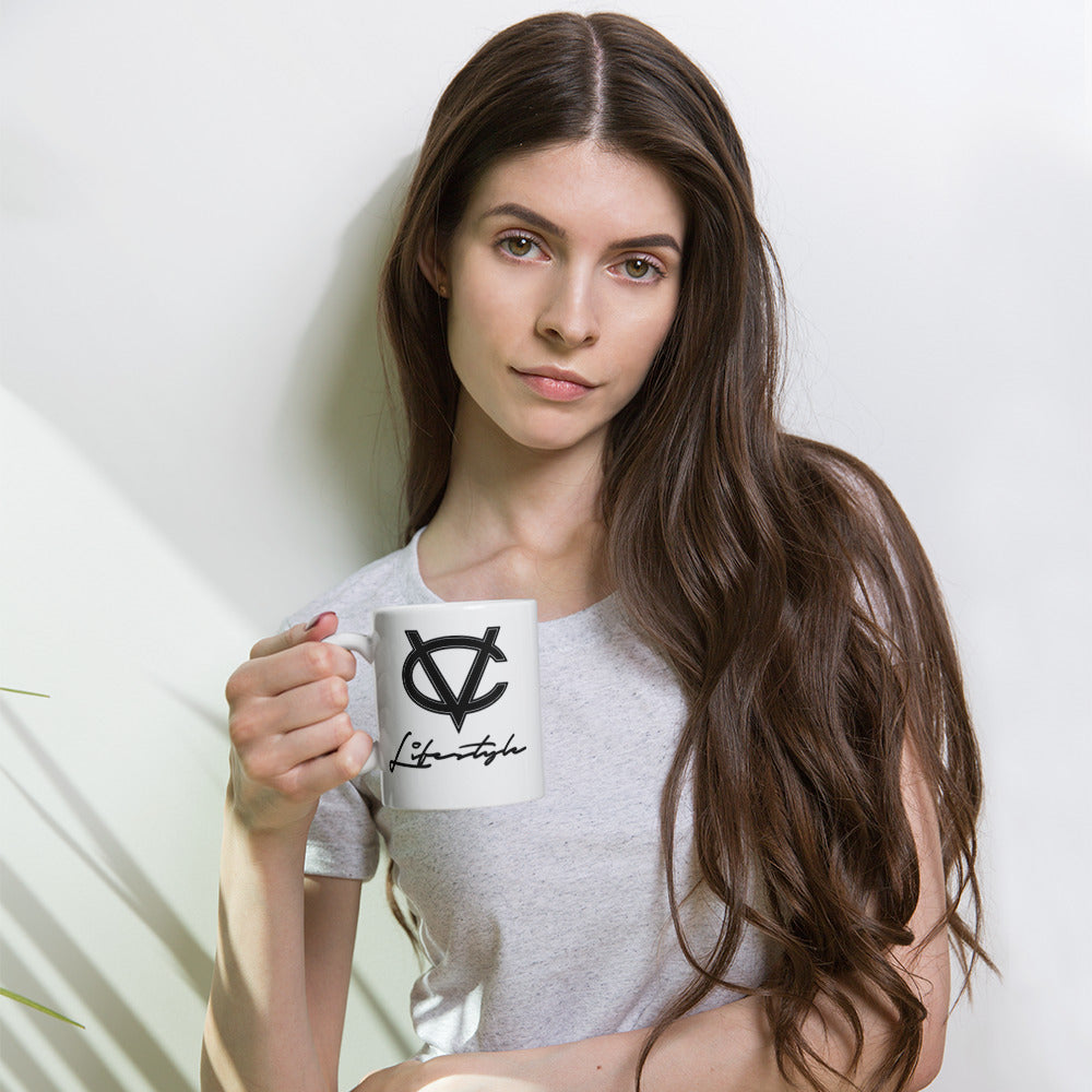CvLs Classic White glossy mug