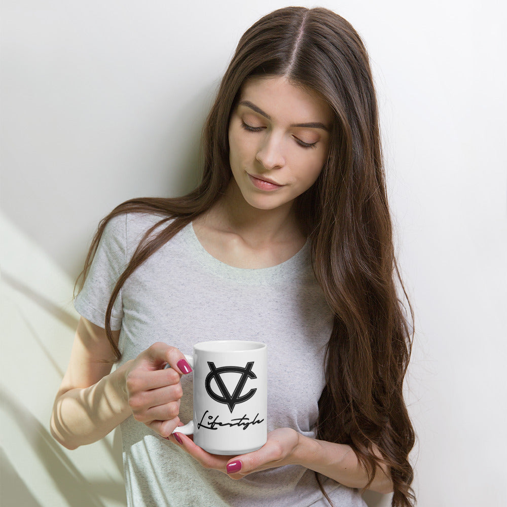 CvLs Classic White glossy mug