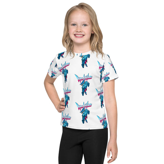 Djôn Tubarôn AOP Kids crew neck t-shirt