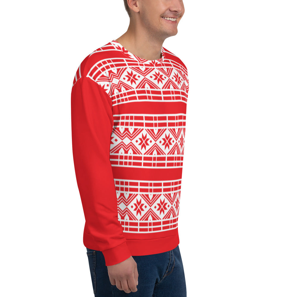 CvLs Red/White TDS Unisex Sweatshirt
