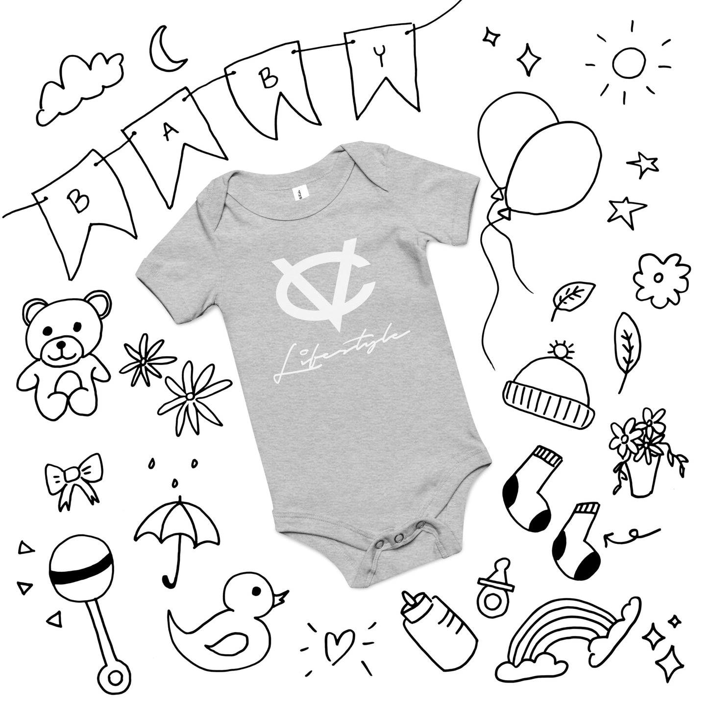 CvLs Baby short sleeve one piece